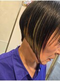 アシンメトリーショート