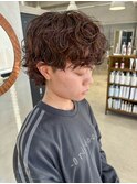 マッシュウルフ、ショートウルフ、ウルフパーマ、パーマ