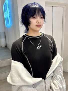 ゼスト パーク(ZEST PARK) ウルフレイヤーブリーチダブルカラーブルーカラー吉祥寺◎