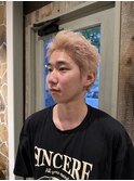【樋口佳苗】スパイキーショートウルフブリーチカラー