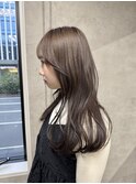 アプリコットオレンジ/くびれヘア/ウェーブショート［新潟］