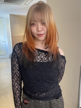 ニコフクオカヘアーメイク(NIKO Fukuoka Hair Make) 《NIKO》デザインカラー×レイヤーカット/ルーツカラー天神大名