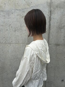 アミックス ヘアワークス 本店(AMIX hair works) クセを活かした軽めの外ハネボブスタイル