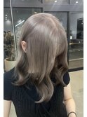 グレージュハイトーン10代20代ブリーチカラー