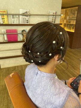 オプティマヘアー(Optima Hair) パーティーアップアレンジ☆