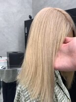 ヘアーテラスエム 奈良店(hair terrace M)&nbsp;【ハイトーン】【ミルクティーベージュ】【ハイライト】