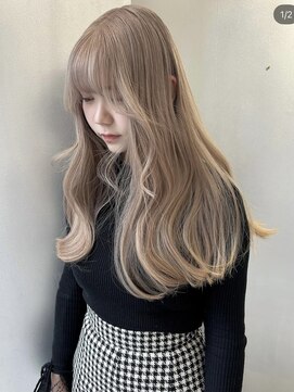 ペレ 梅田(PELE) クラゲヘアー/小顔に見せるヘア/ココアベージュ/梅田