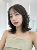 ボブ／レイヤーカット／グレージュカラー／表参道
