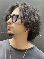 フィフス 大分(fifth)&nbsp;大分ツイストスパイラルパーマメンズカットメンズミディアムボブ