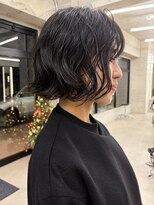 ミース(MIES)&nbsp;ボブ/パーマ/レイヤー/難波/難波/担当者平井