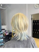 メンズ ドミ(DOMI)&nbsp;水色メッシュ