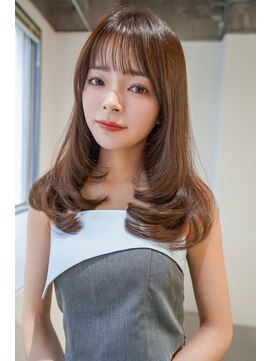 アンジェリカ 立町店(ANGELICA) ANGELICA 大人かわいい レイヤーカット ぱっつん前髪