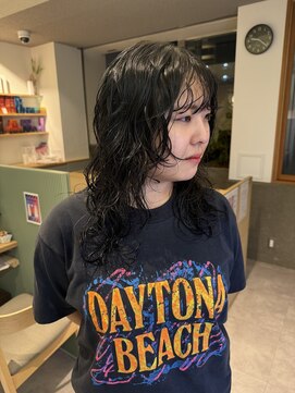 マシェリ バイ ハセ(ma cherie by HASE) レイヤー×パーマ