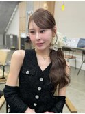 10代20代30代王道くびれ巻き透明感カラーブリーチ無し髪質改善
