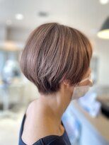 ヴィフ ヘアアンドデザイン(Vif hair&design)&nbsp;柔らかペールベージュ×丸みショート
