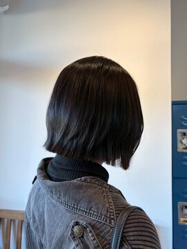コノアラボ 守谷店(Conoah labo) ミルクティーブロンド/ダークブルー/デジタルパーマ/守谷