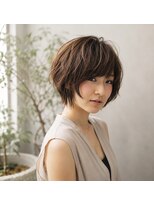 キルン (Hair salon kilun)&nbsp;ふんわり束感×くびれレイヤーショートボブ