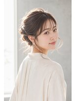 アーダー 郡山駅前店(ADER) 顔周り後れ毛がポイントのルーズアップ