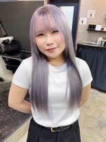 ビアーク(Be:arc) 35. ラベンダー/グラデーションカラー/シースルーバング