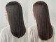 アース 市川店(HAIR & MAKE EARTH)の写真/【縮毛矯正】ダメージを抑えながらクセ・広がりを整え、指通りなめらかな艶髪ストレートへ◎
