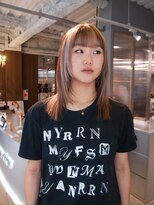 ユルク(JURK nagoya)&nbsp;栄/ハッシュカット/グレージュ/デザインカラー