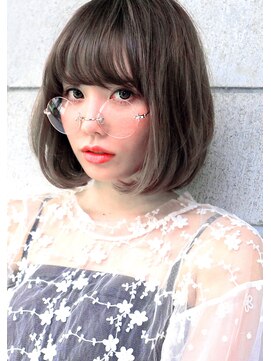 ヘアサロン ガリカ 表参道(hair salon Gallica) ☆『 マットグレージュ 』 × 『 毛束感 』 Bobスタイル☆