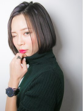 リリアン 表参道(relian) トレンドのワンレンボブでオシャレ！グレージュカラー☆