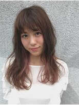 カルム ヘアー エコル(Calm hair ekolu)&nbsp;インナーピンクふんわりロング