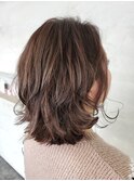 透明感 柔らかさ グレイアッシュ×オーシャン イルミナカラー