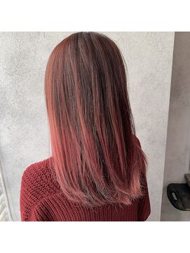 ヘアサロンエムフィス 池袋東口(HAIR SALON M Fe's) 外ハネボブ/アッシュブラウン/ネオウルフ/デザインカラー