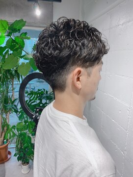 シェル 吉祥寺(shell) 頭の形が綺麗に見える☆フェードスパイラルマッシュ