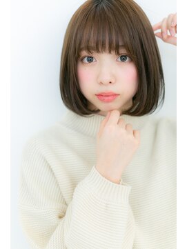 カバーヘア ブリス 上尾西口店(COVER HAIR bliss) 好感度大オンブレ艶カラー♪前下がりボブY上尾10代20代30代