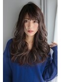 『estrela』大人可愛い透明感フェミニンショコラブラウン