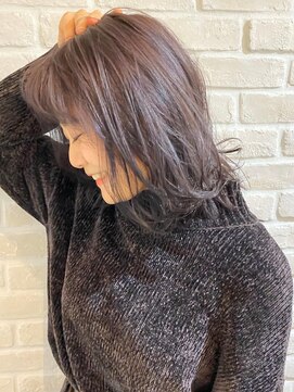 イリー 代官山(ILY) ラベンダーミルクティー/イヤリングカラー/30代40代50代60代