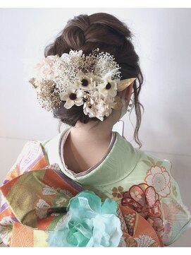 トライベッカ 新柏店(TRIBECA Hair&Spa) 【TRIBECA 新柏】振袖ヘアアレンジ