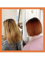 クラン ヘアーアンドスタジオ(CLAN hair & studio)&nbsp;ハイトーンエクステブリーチインナーミルクティーベージュ