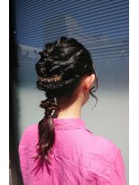 オラ ボーテ(Aura Beaute)&nbsp;ふんわり編みおろし☆