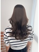 韓国風くびれヘア×ヌーディーグレージュ