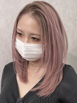 ロウル 渋谷(LOWRL)&nbsp;シャドールーツピンク/ブリーチ