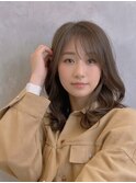 20代30代40代艶感ストレートアッシュグレージュ透明感ロング