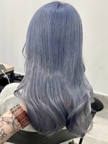 ロウル 渋谷(LOWRL)&nbsp;アイスシルバー/ケアブリーチカラー