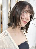 オリーブブラウン×フェイスレイヤー