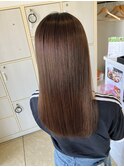髪質改善×透明感カラー