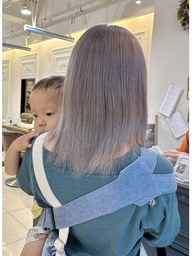 ネオリーブアイム 横浜西口店(Neolive aim) ブリーチ☆ホワイトグレージュ【横浜】nana