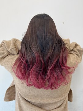 アライブ キチジョウジ(ALIVE Kichijoji) 【ALIVE吉祥寺】ワインレッドグラデーションカラー