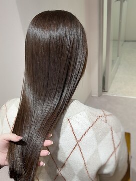 アントワープトーキョー(antwerp TOKYO) 40代50代アッシュブラウン髪質改善酸性ストレート白髪染め