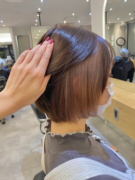 ジーナ 船橋(Zina) 髪質改善*マチルダボブアッシュカラー*美髪【Zina船橋】