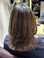 アントワープトーキョー(antwerp TOKYO)&nbsp;30代40代50代外ハネミディアムレイヤー髪質改善酸性ストレート