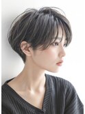 大人可愛い／20代30代40代50代／大人ボブ／丸みショートボブ