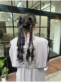 お呼ばれヘアセット／卒業式ヘアセット／成人式ヘアセット